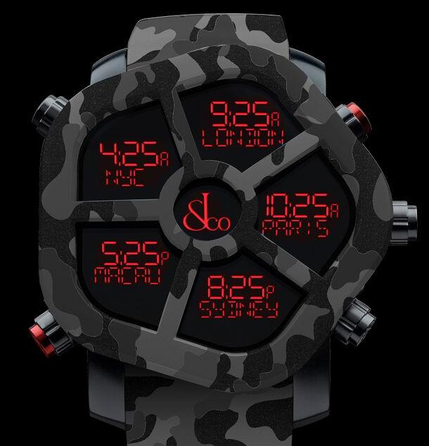 Jacob & Co GHOST CARBON CAMOUFLAGE BLACK GH100.11.NS.PC.ANR4D Replica watch